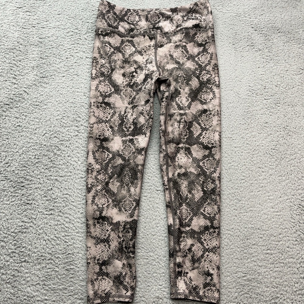 EVCR Evolution & Creation Sofia Leggings Womens‎ XL Snakeskin Yoga Athleisure